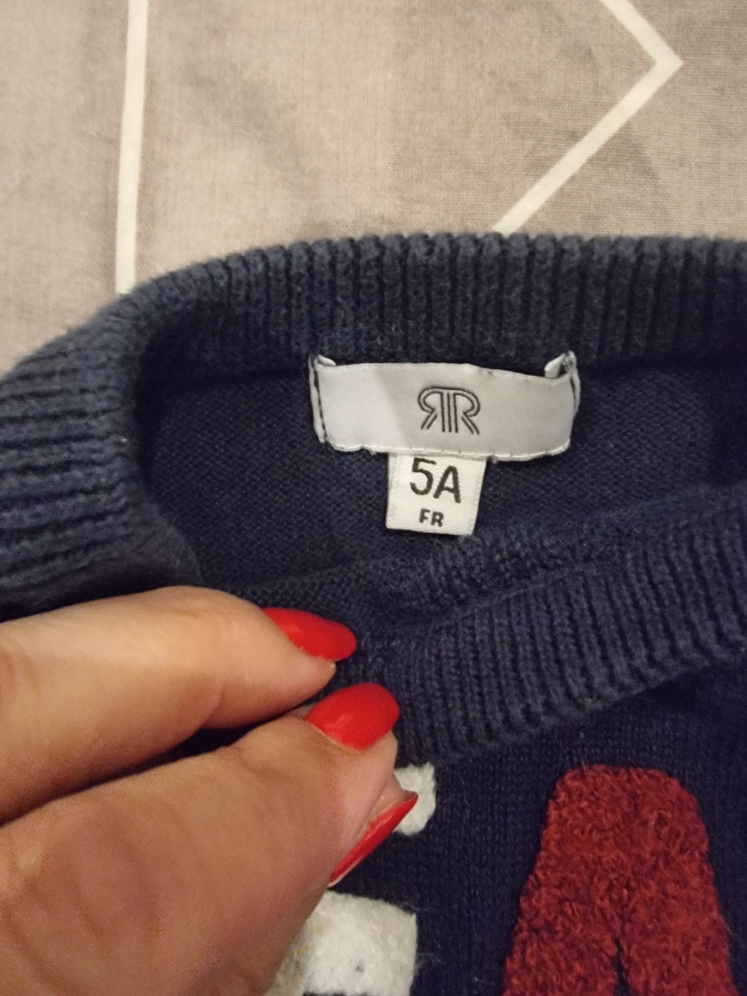 Camisola malha meia estação La Redoute. 5 anos. Menino