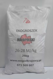 Ekogroszek MAŁOPOLSKI 26-28 MJ/kg + GRATIS + Certyfikat