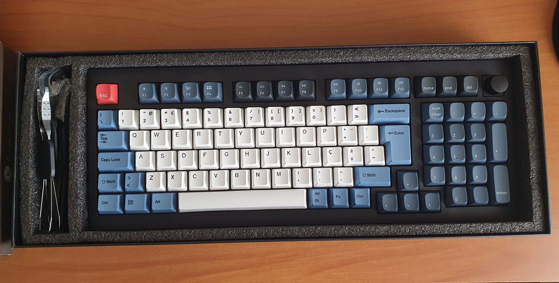 Teclado ISO PT Keychron V5 MAX