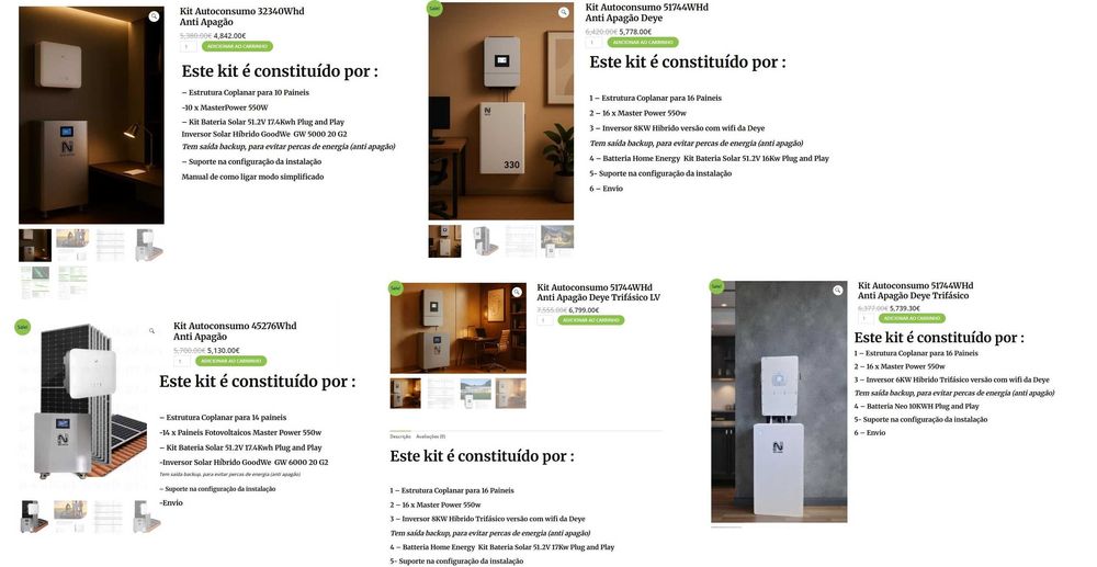 Kits solares anti-apagão black week friday aproveita