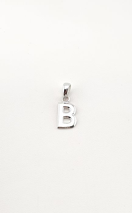 Wisiorek srebrny pr.925 litera B
