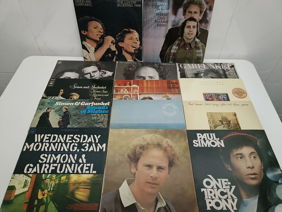 SIMON & GARFUNKEL + PAUL SIMON e ART GARFUNKEL a solo{discos de vinil}