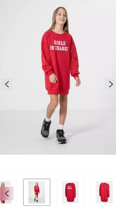4f 134 140  sukienka tunika długa bluza oversize