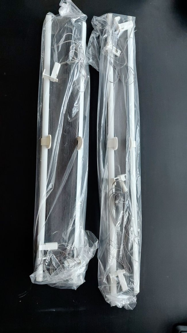 Rolety plisowane 2 szt. - 61 i 67 x 150 cm, plisy stan idealny