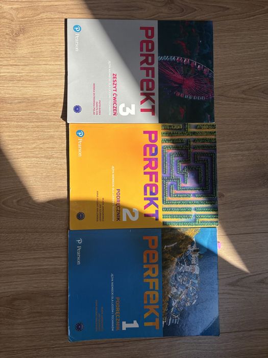 Książki j. niemiecki Perfekt 1,2,3