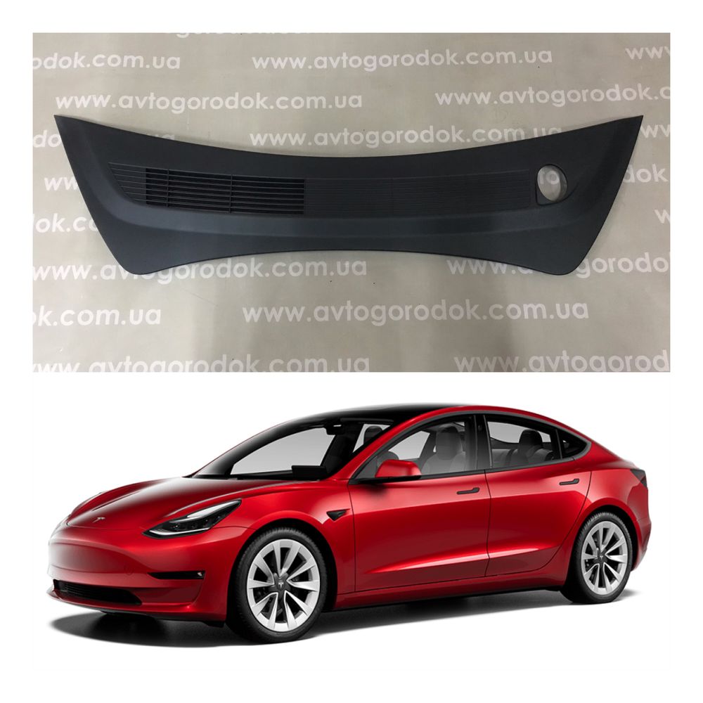 Пластик подкапотный Tesla Model 3