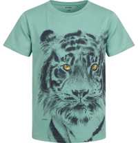 T-shirt  chłopięcy Koszulka dziecięca Bawełna 152  Tygrys zielony Endo