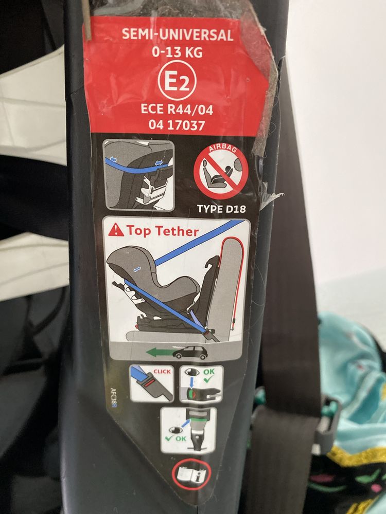 Cadeira Auto Bébe -0/13kg - Isofix Rotativa