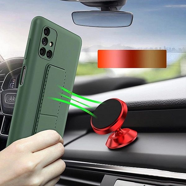 Wozinsky Kickstand Case elastyczne silikonowe etui z podstawką Samsung