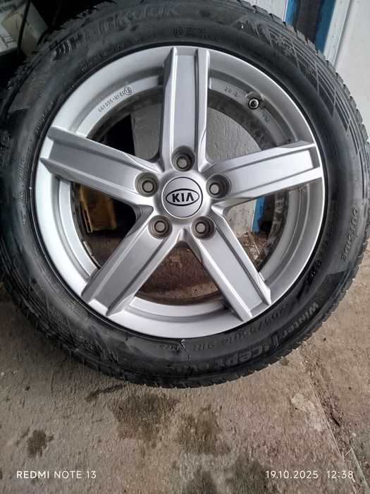 Koła Alu Kia Cee'd 6,5Jx16(5x114,3,ET50)+Opony Hankook 205/55R/16 91H