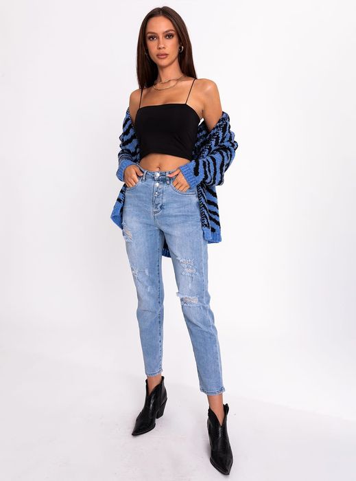 Jeansy damskie MoM Fit