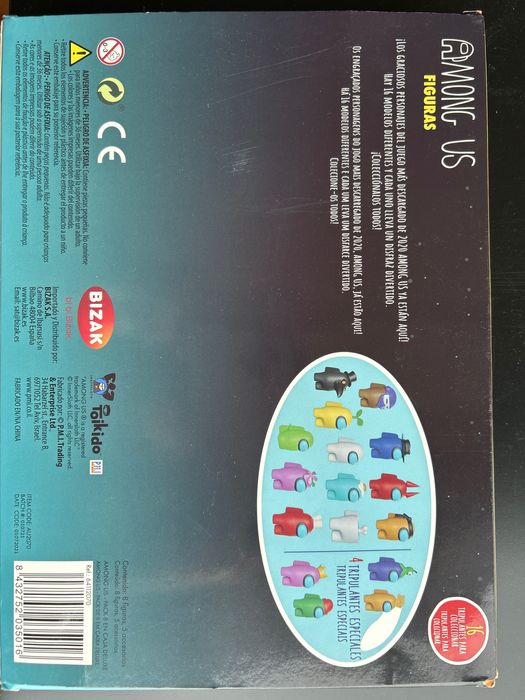 Pack de bonecos/figuras do Among us para colecionar