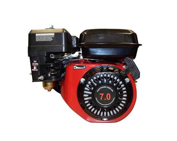 Бензиновый Двигатель VIPER на мотоблок (шпонка 19 мм) 7 л.с. + шкив