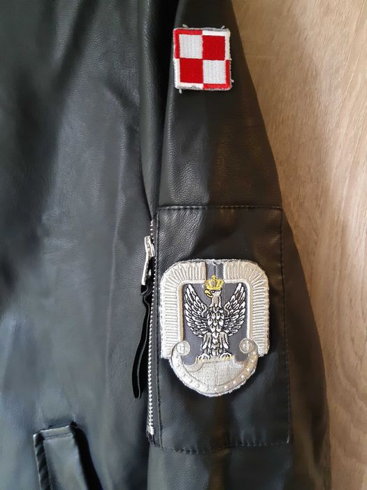 kurtka r. L-XL wiosenna jesienna , czarna bomberka, pilotka damska
