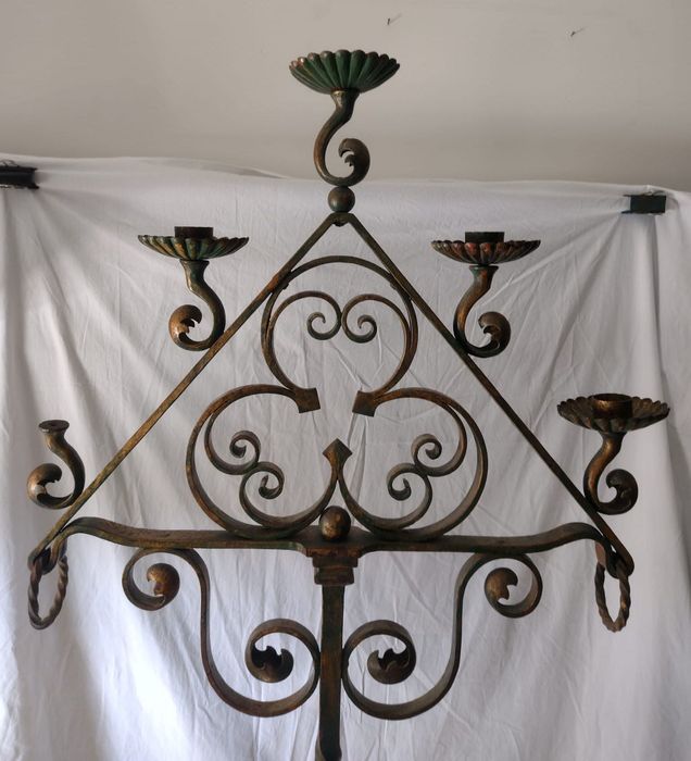 Candelabro em Ferro Forjado