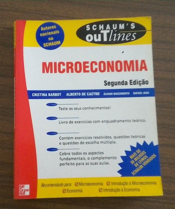 Microeconomia - Shaum's OutLines - portes grátis