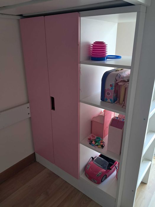 Beliche ikea branco e rosa