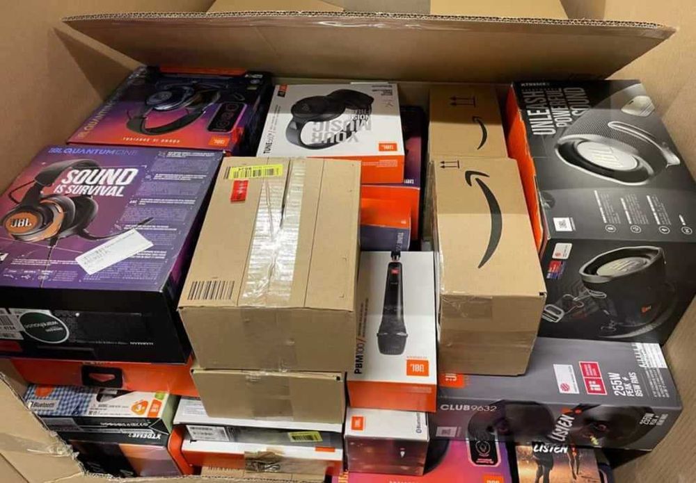 Palety Mix Elektronika Amazon Reture Nadwyżki Hurt Klasa A Markowe