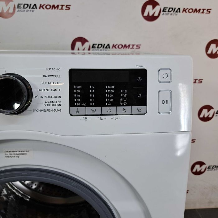 Pralka Samsung WW9ETA049AE [12m-cy gwar] A / 9 kg / 1400 obr / 63,5 gł