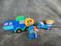 Lego Duplo skuter dostawca pizzy i inne