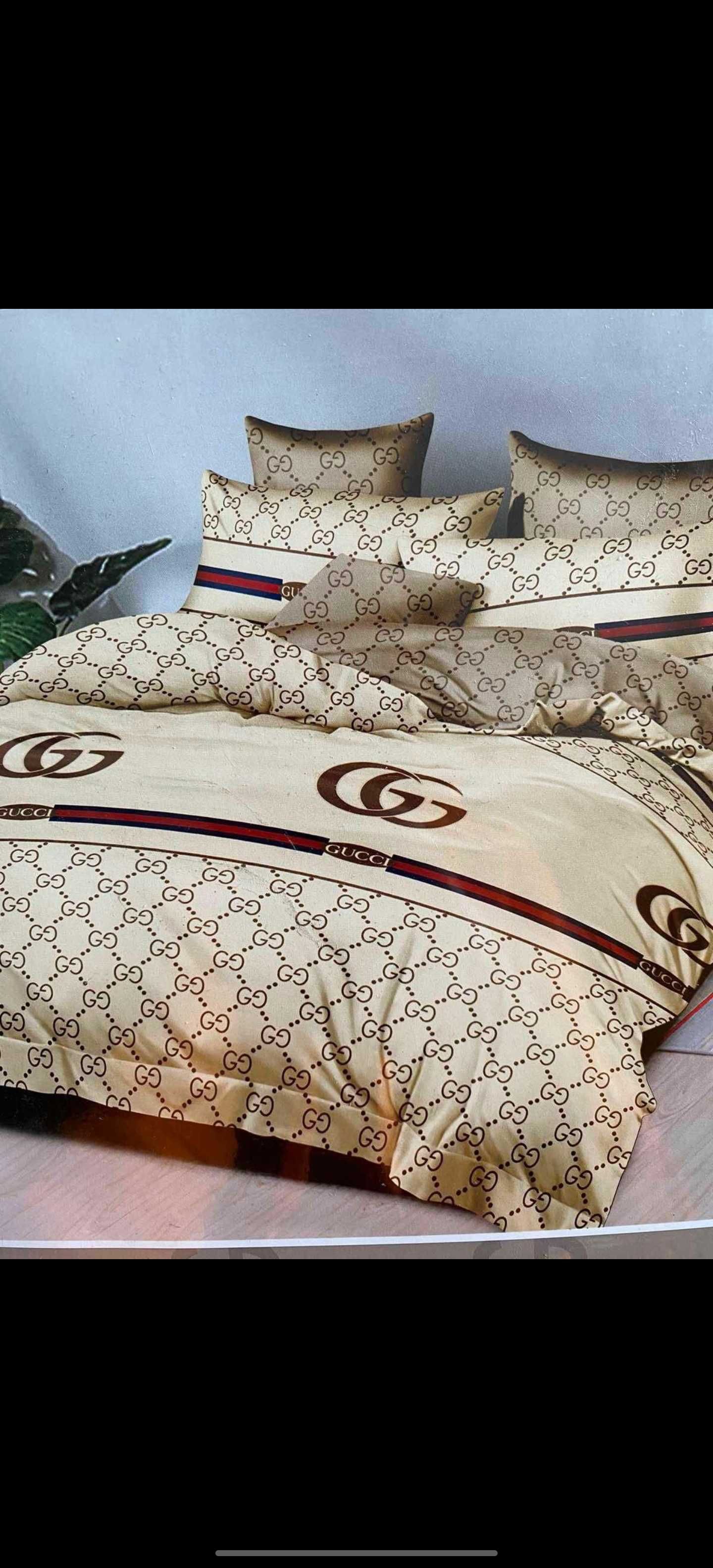 Pościel poszewki Louis Vuitton Gucci nowość logowane 200x220 nowość