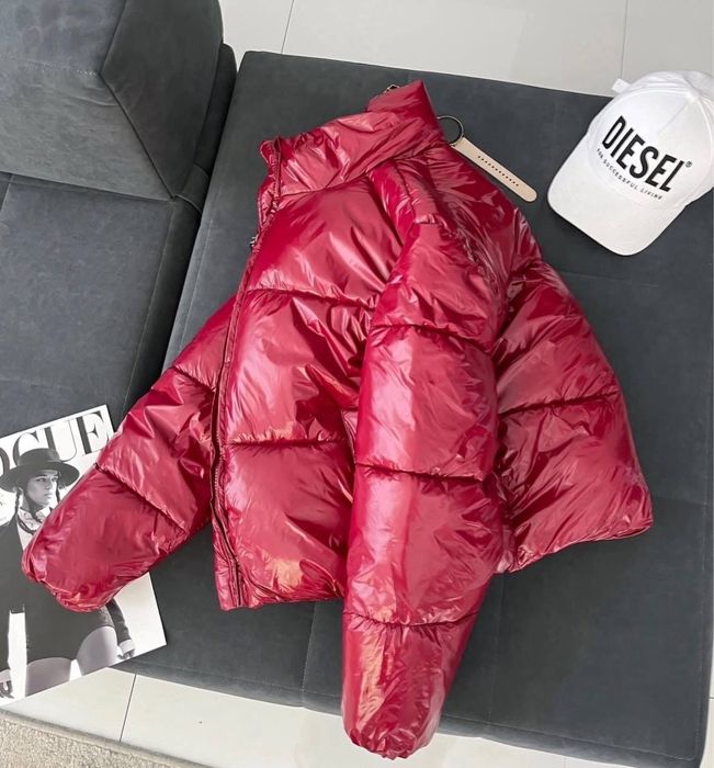 Латексна жіноча куртка/ тепла зимова куртка/ жіноча куртка