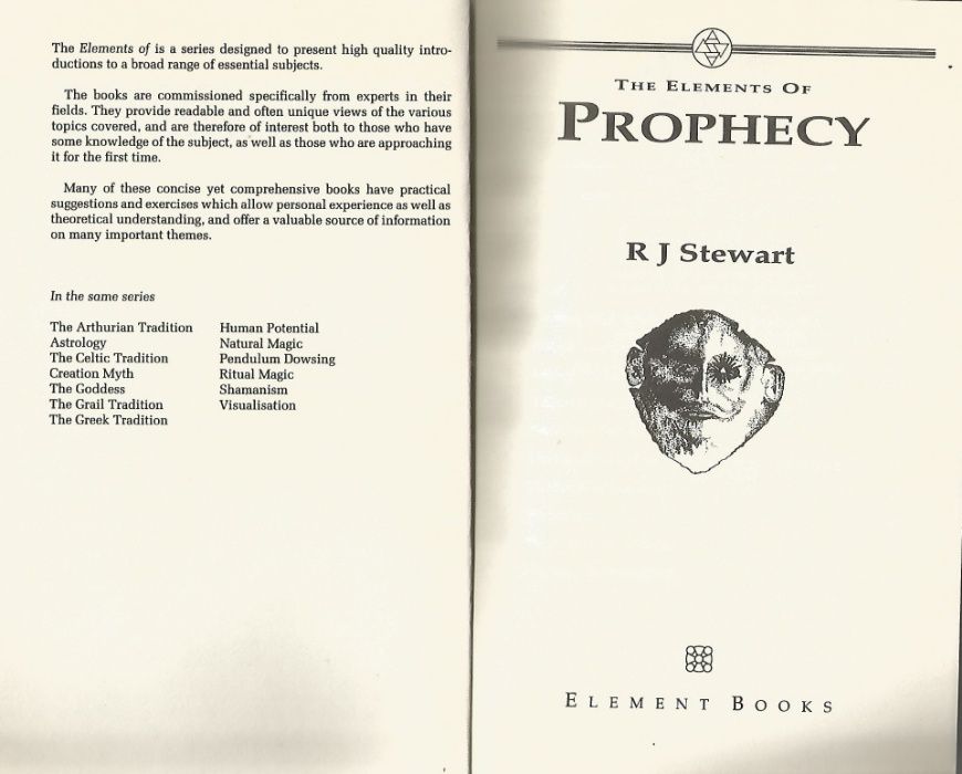 The Elements of PROPHECY R J Stewart 1990