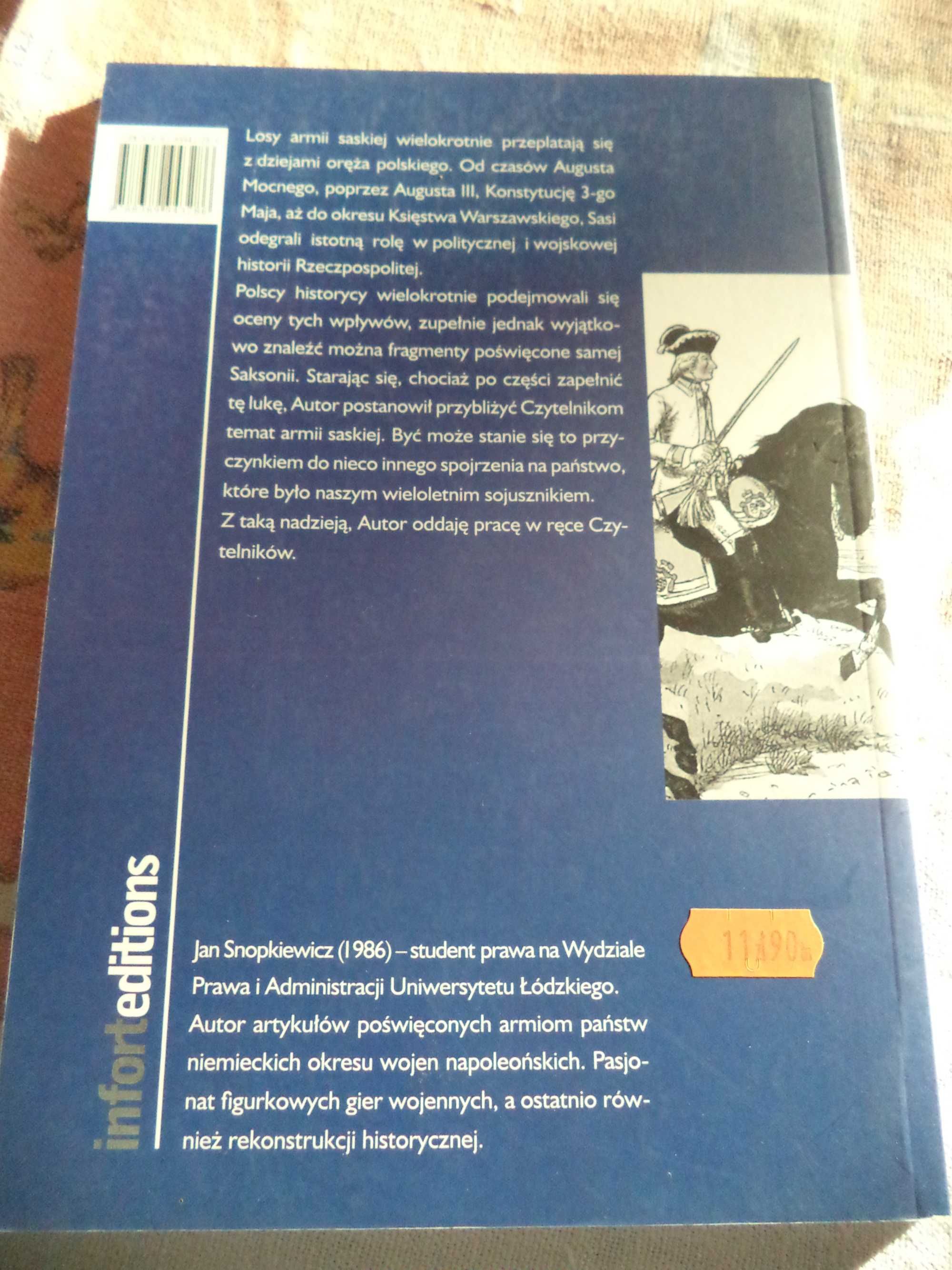 "Armia saska 1763 do 1815" cz. 1 Jan Snopkiewicz