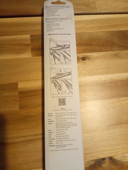 nowa wycieraczka samochodowa Rozmiar: 11 cali / 280 mm