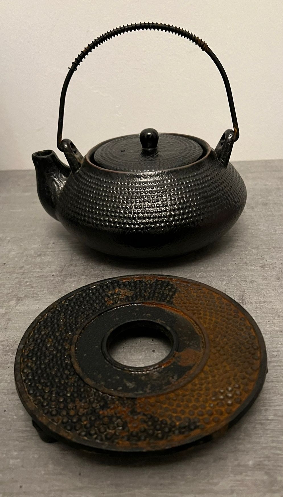 Bule de Chá Vintage - Ferro Fundido