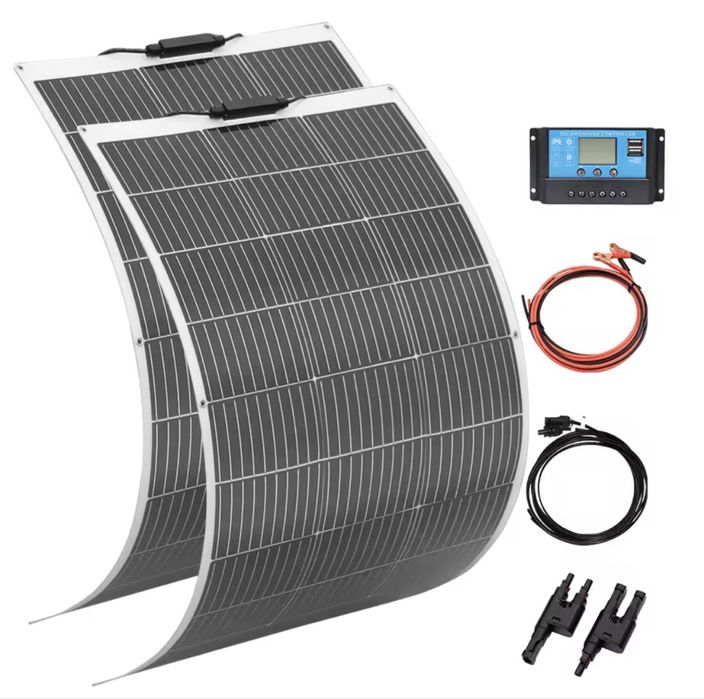 Paineis Solares mais Controlador 200W