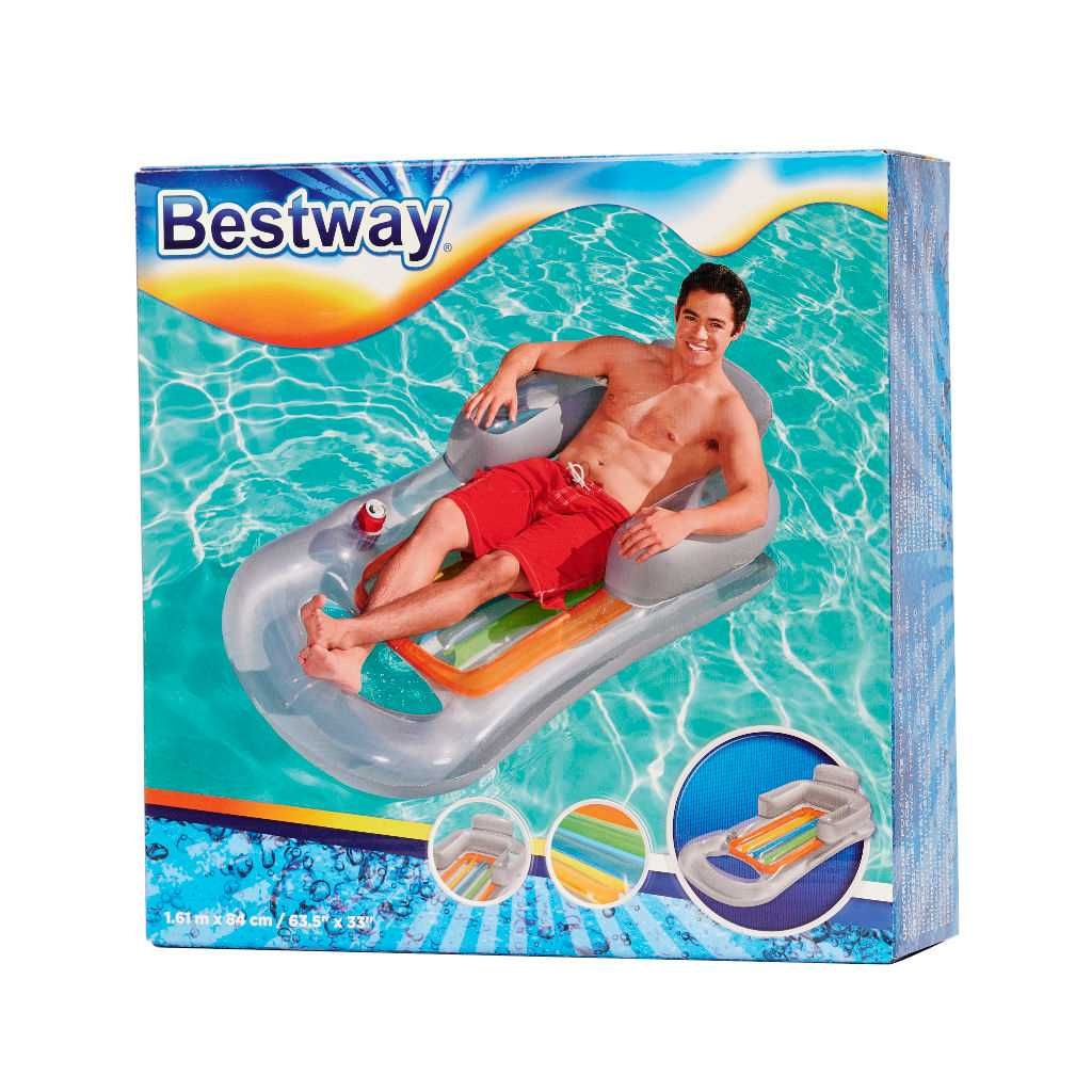 MATERAC DMUCHANY dla Dzieci Dorosłych do PŁYWANIA na Plażę BESTWAY