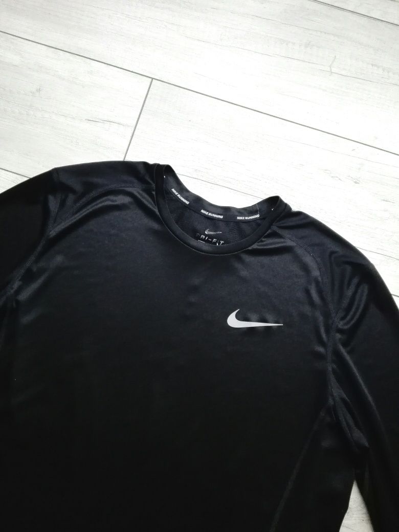 Nike running bluza czarna do biegania rozm xl