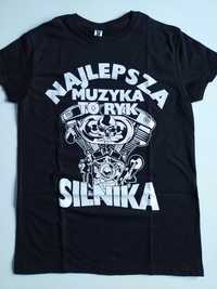 KOSZULKA Najlepsza muzyka to ryk silnika  r. S