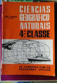 Livros escolares antigos Ciencias Naturais