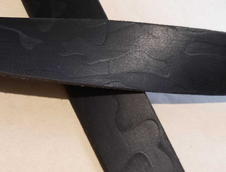 Брутальный мужской кожаный чёрный ремень "G-Star Raw". Оригинал. Новый