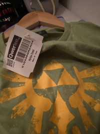 Nowa z metką Koszulka t-shirt XL Qwertee Zelda Hyrule zielona vintage