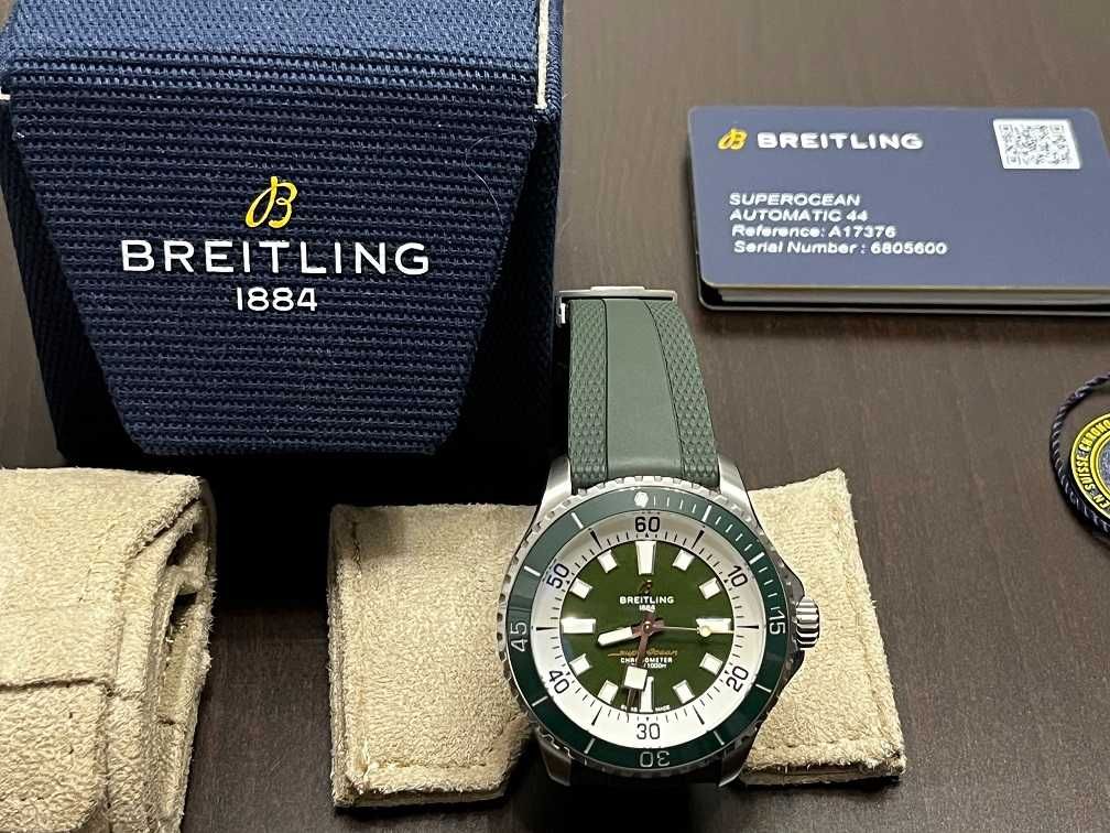 Breitling Superocean A17376 / Full Set / Gwarancja do 09.2027