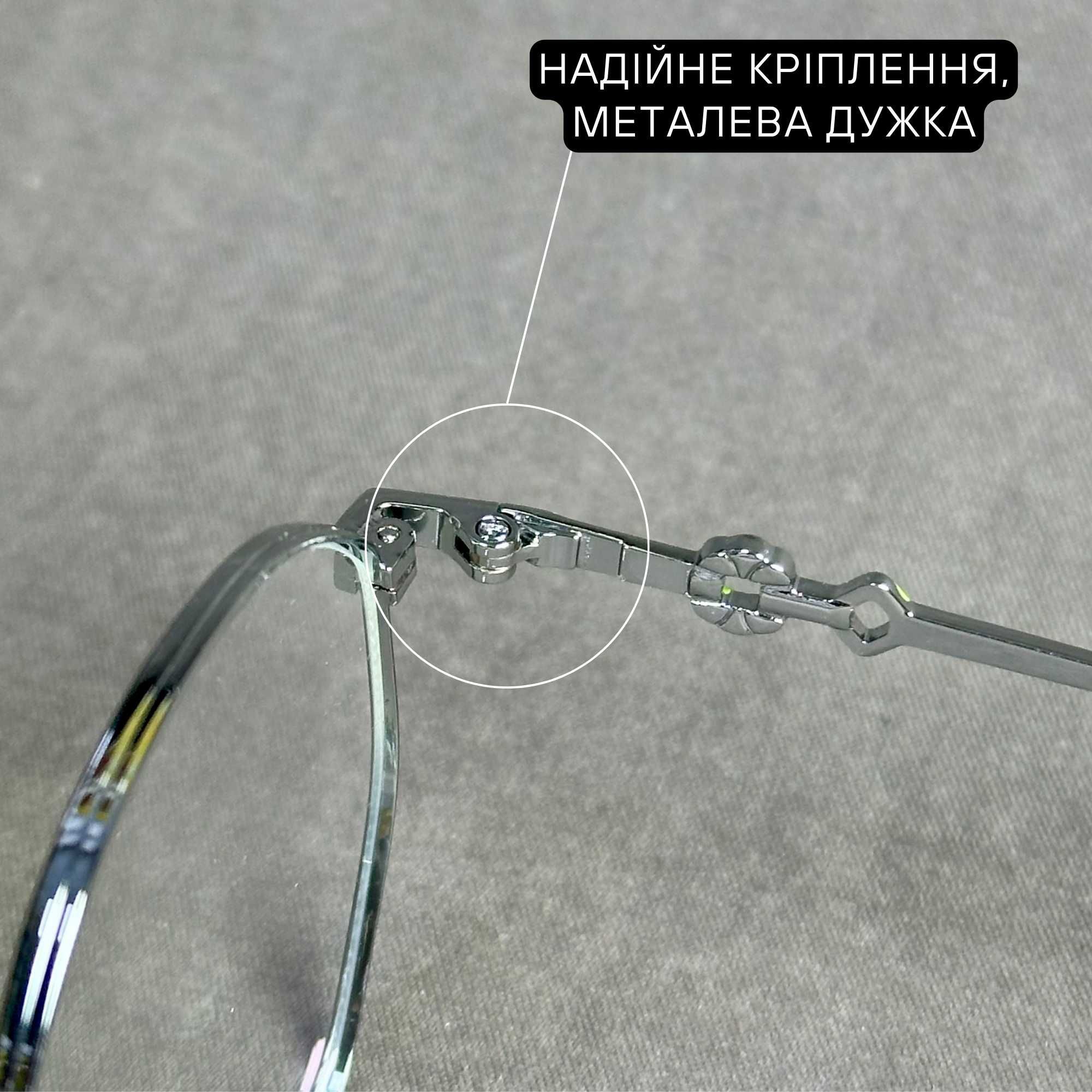 Жіночі комп’ютерні окуляри нулівка Blue Blocker, 6-гранні. Код 6803 С2