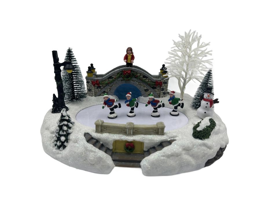 Pozytywka świąteczna StarryLights – Lodowisko z oświetleniem LED