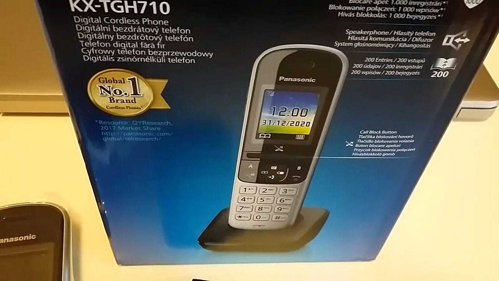 Telefon stacjonarny DECT Panasonic KX-TGH 710