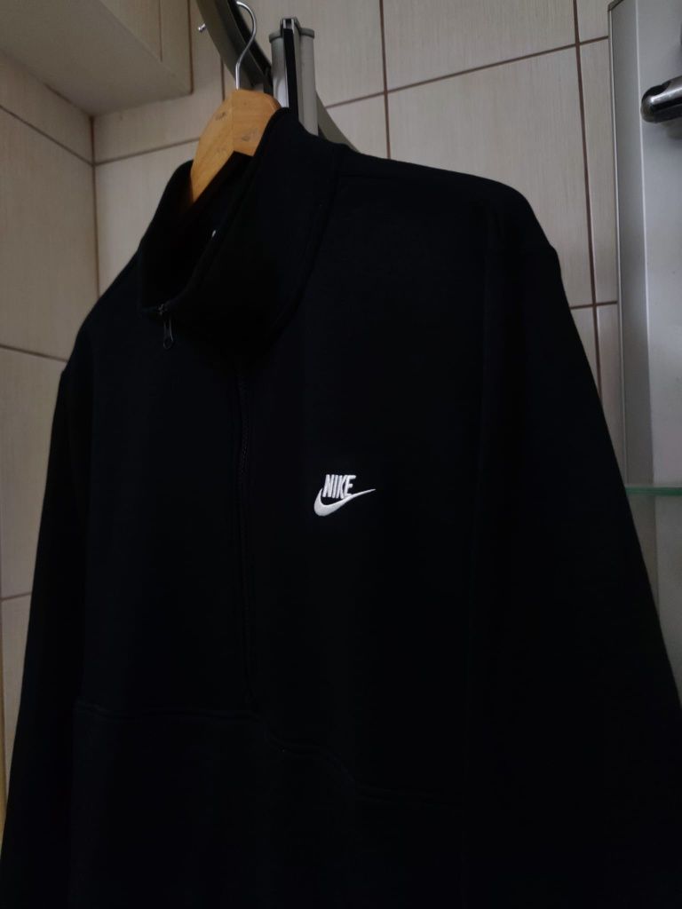 bluza hoodie kangurka Nike classic L XL czarna sport retro drip premiu