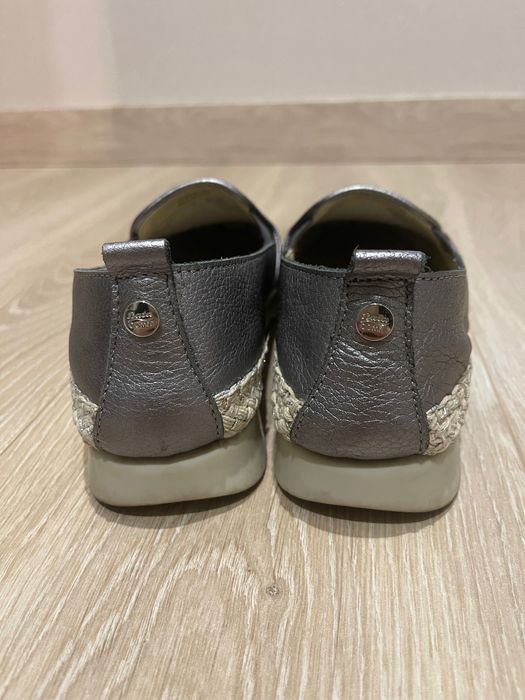 Еспадрільї Bata Італія 38 розмір US7 24,7смортопедична стєлька шкіряна