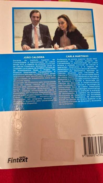 Livro exercícios - Cálculo Financeiro