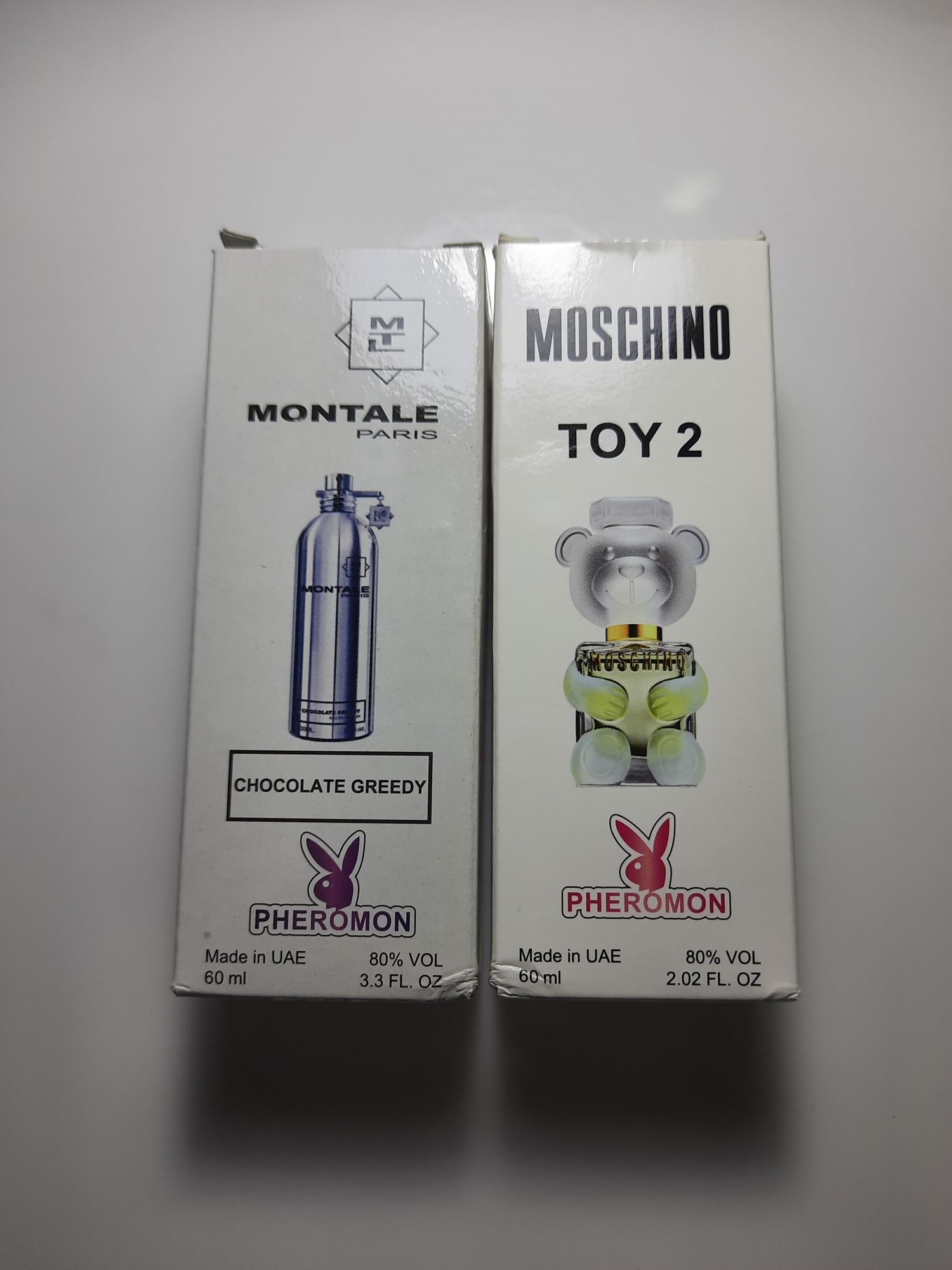 Парфуми Moschino TOY 2 та Montale Paris Chocolate Greedу