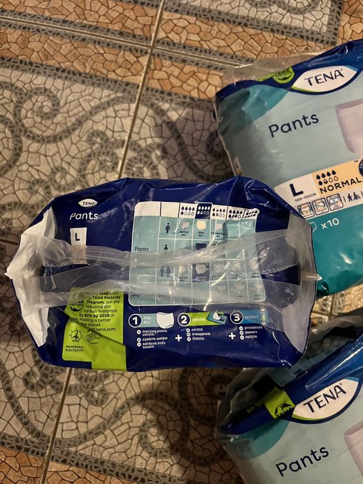 Підгузки-трусики для дорослих Tena Pants Normal розмір L 10 шт