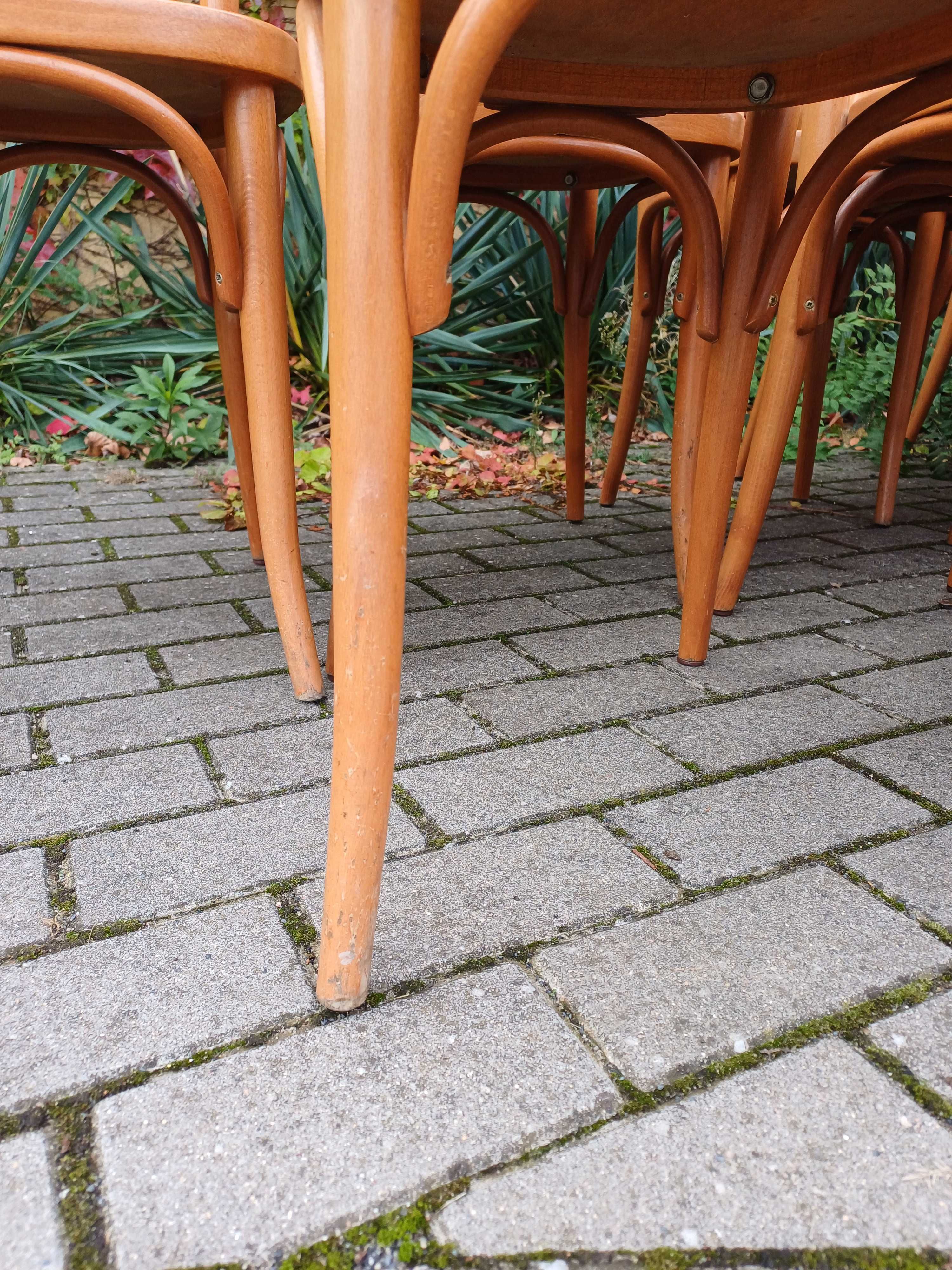 Krzesło krzesła jak thonet bistro gięte vintage radomsko