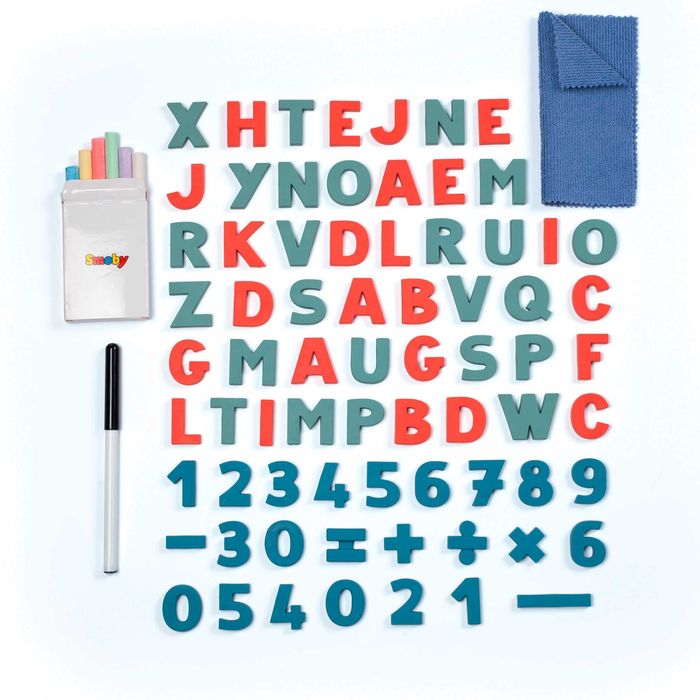 Парта-трансформер дерев'яна з мольбертом-дошкою 2в1, розкладна, 420304