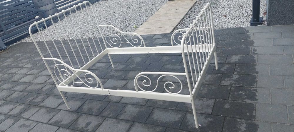 Łózko ikea Minnen z materacem  rosnace z dzieckiem