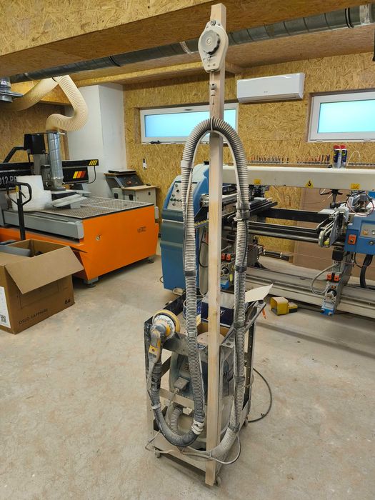 Wózek szlifierski szlifierka Mirka odkurzacz Makita balanser Felder